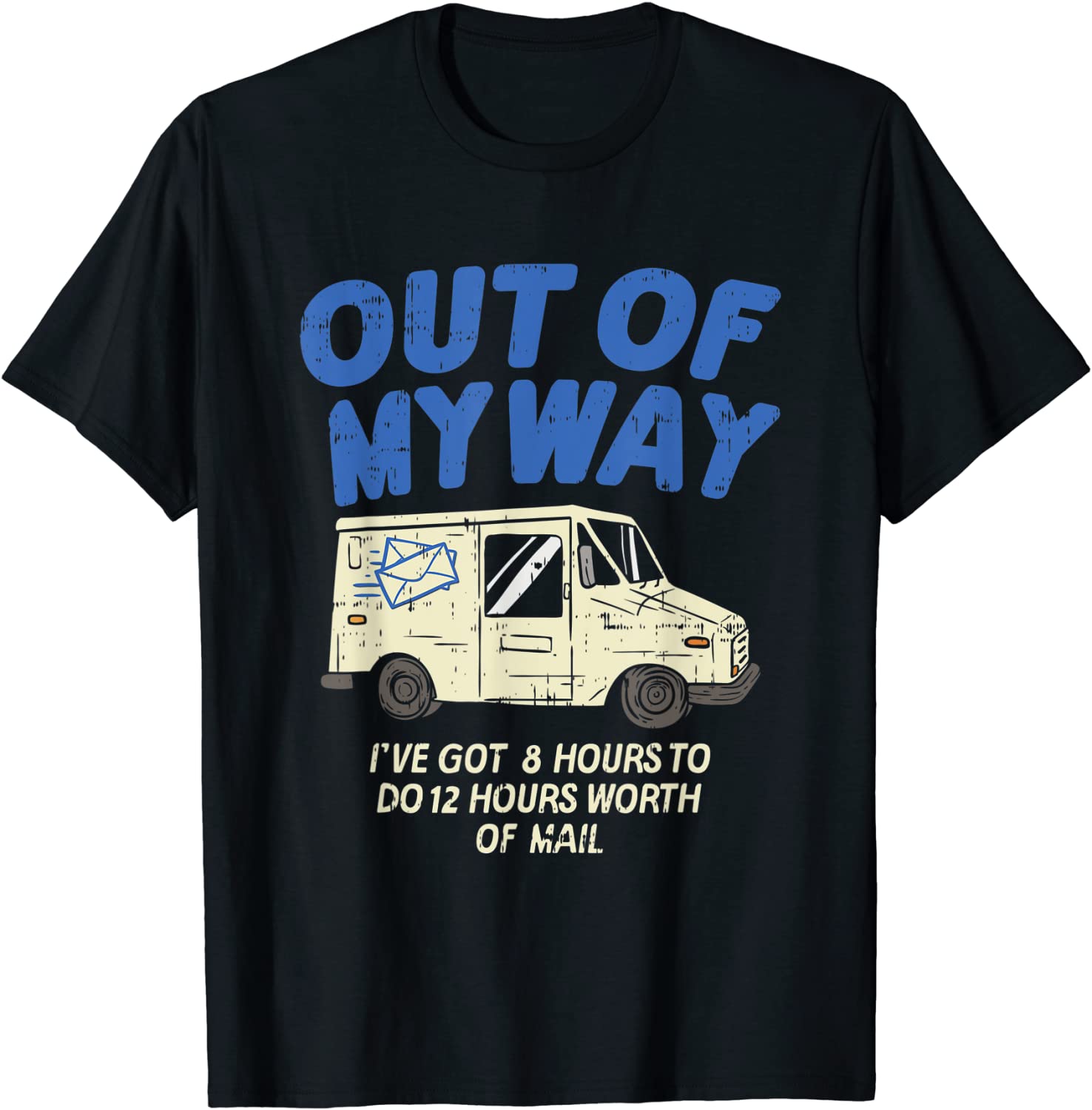Delivery Driver Clothing Joke Delivery Truck Design T-Shirt