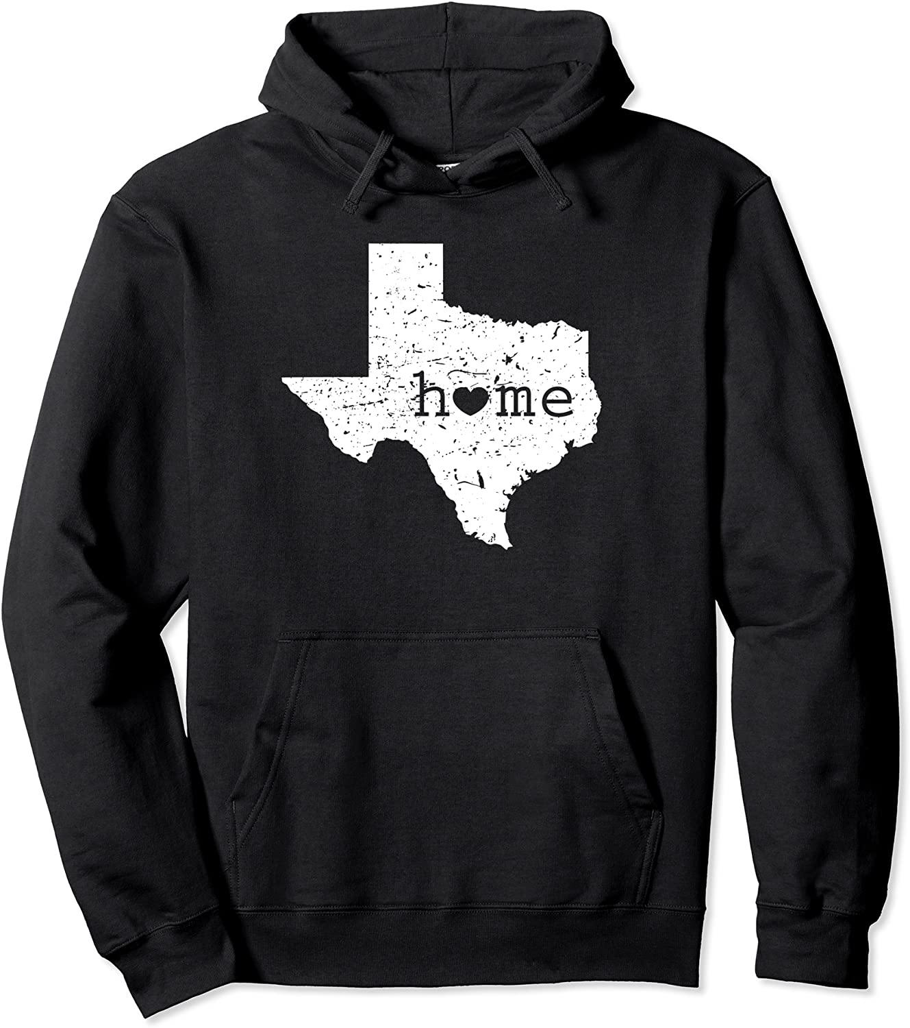 Texan Home Heart Love State of Texas Pullover Hoodie