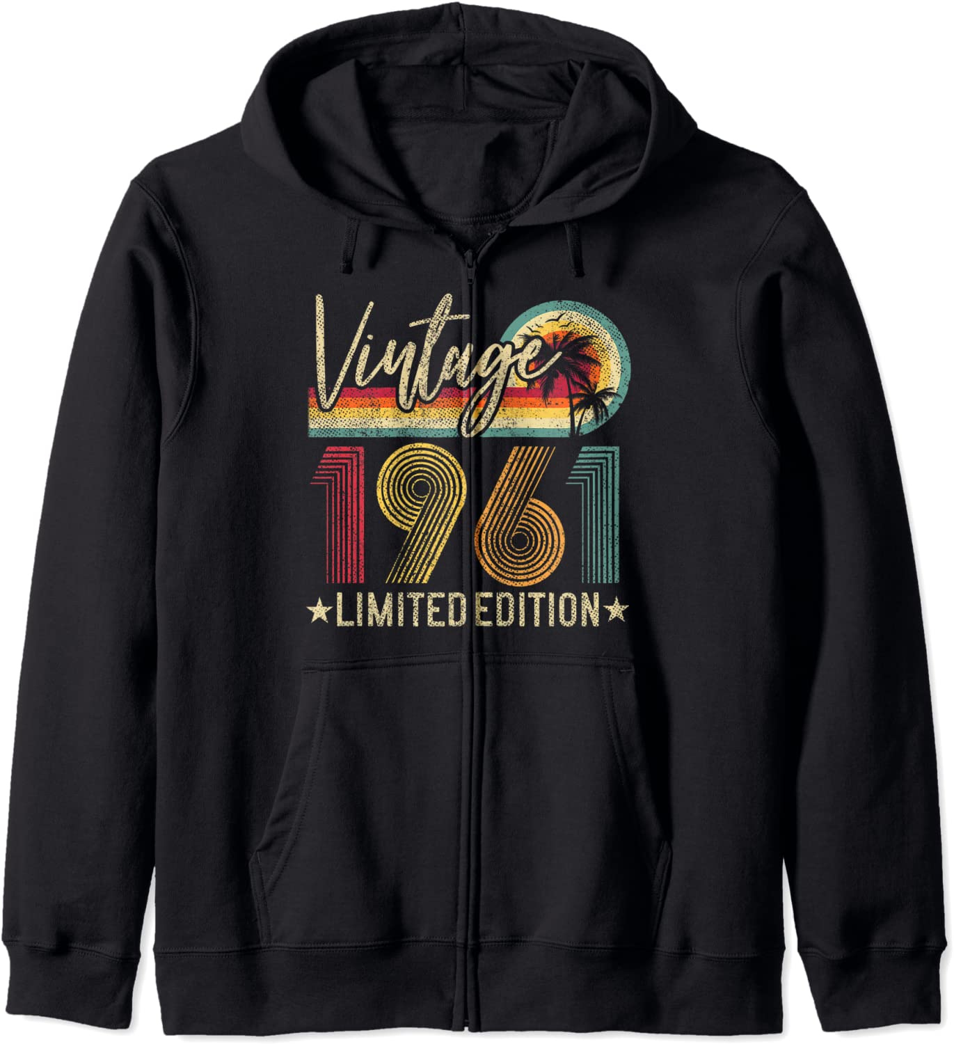 Limited Edition 1961 60th Birthday Gift 60 Years Old Vintage Hoodie