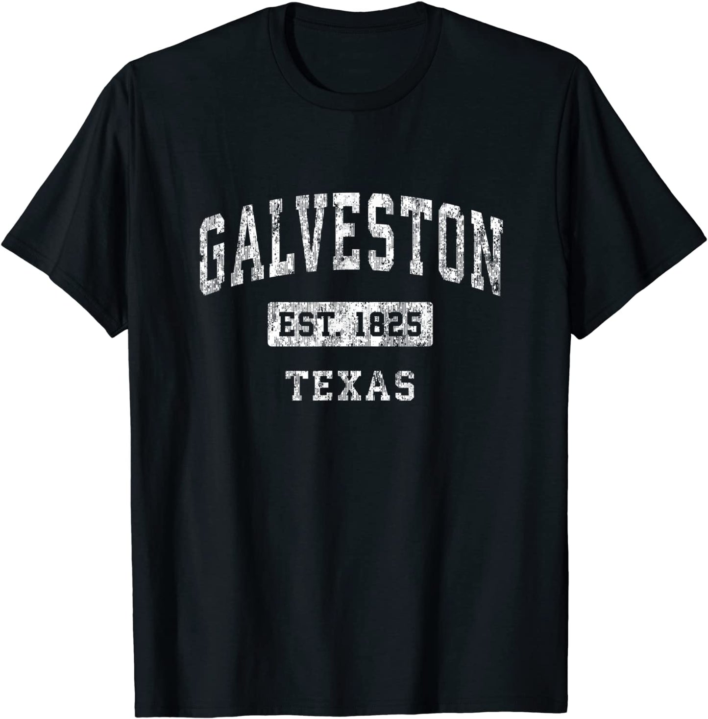 Galveston Texas TX Vintage Established Sports Design T-Shirt