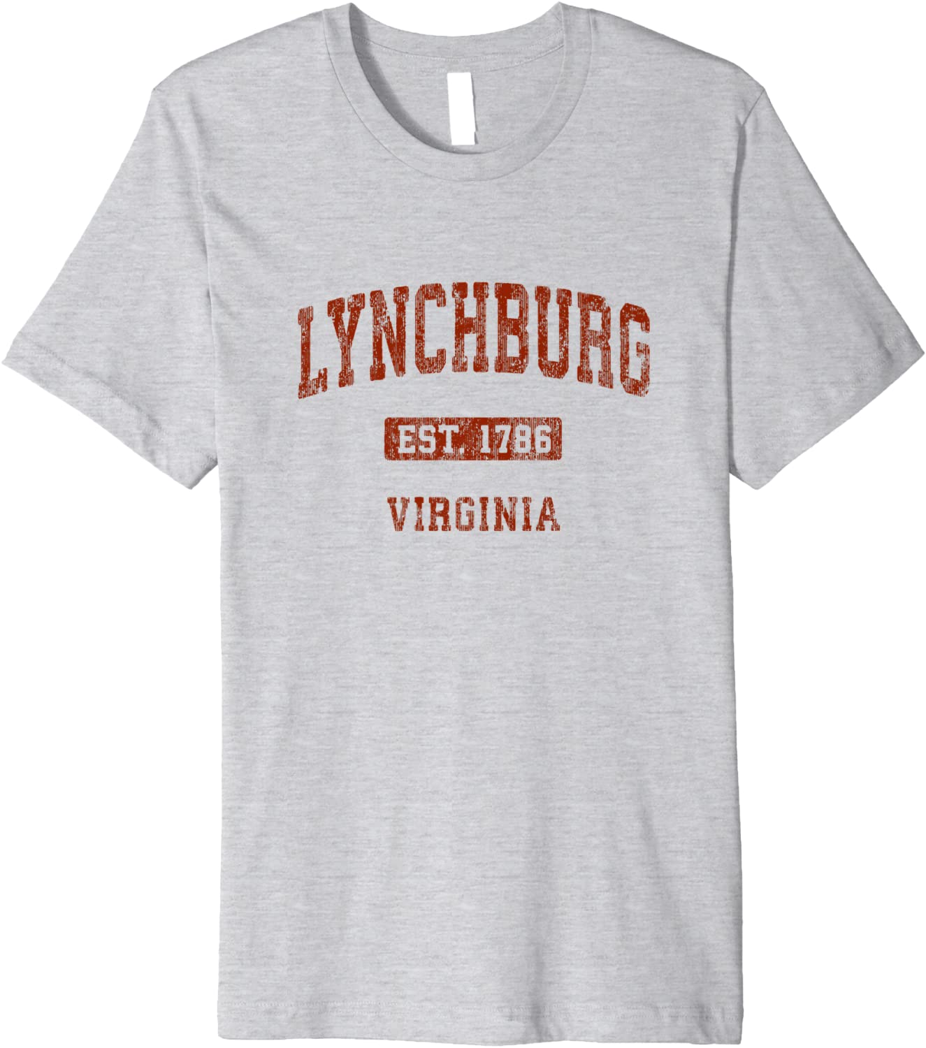 Lynchburg Virginia VA Vintage Athletic Sports Design Premium T-Shirt