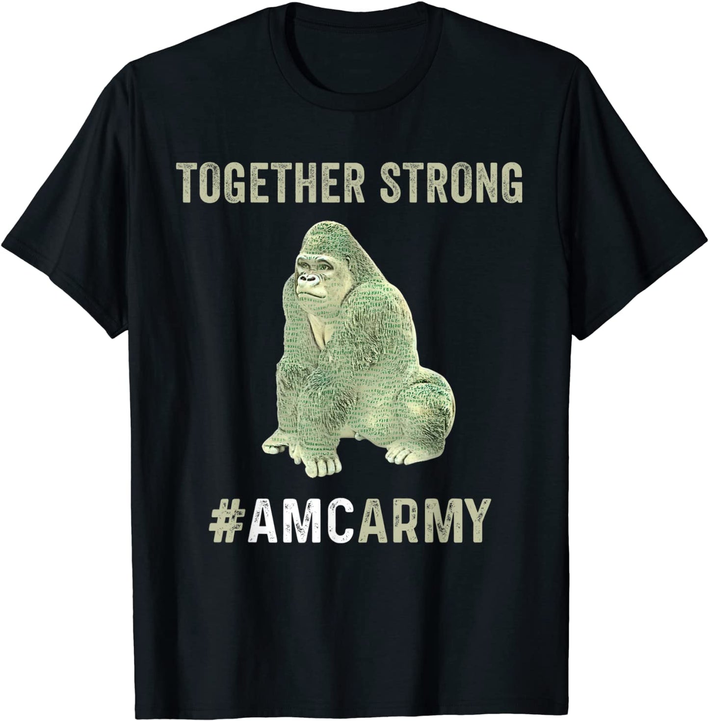 AMC Stock Apes Together Strong Diamond Hands Gorilla Gang T-Shirt
