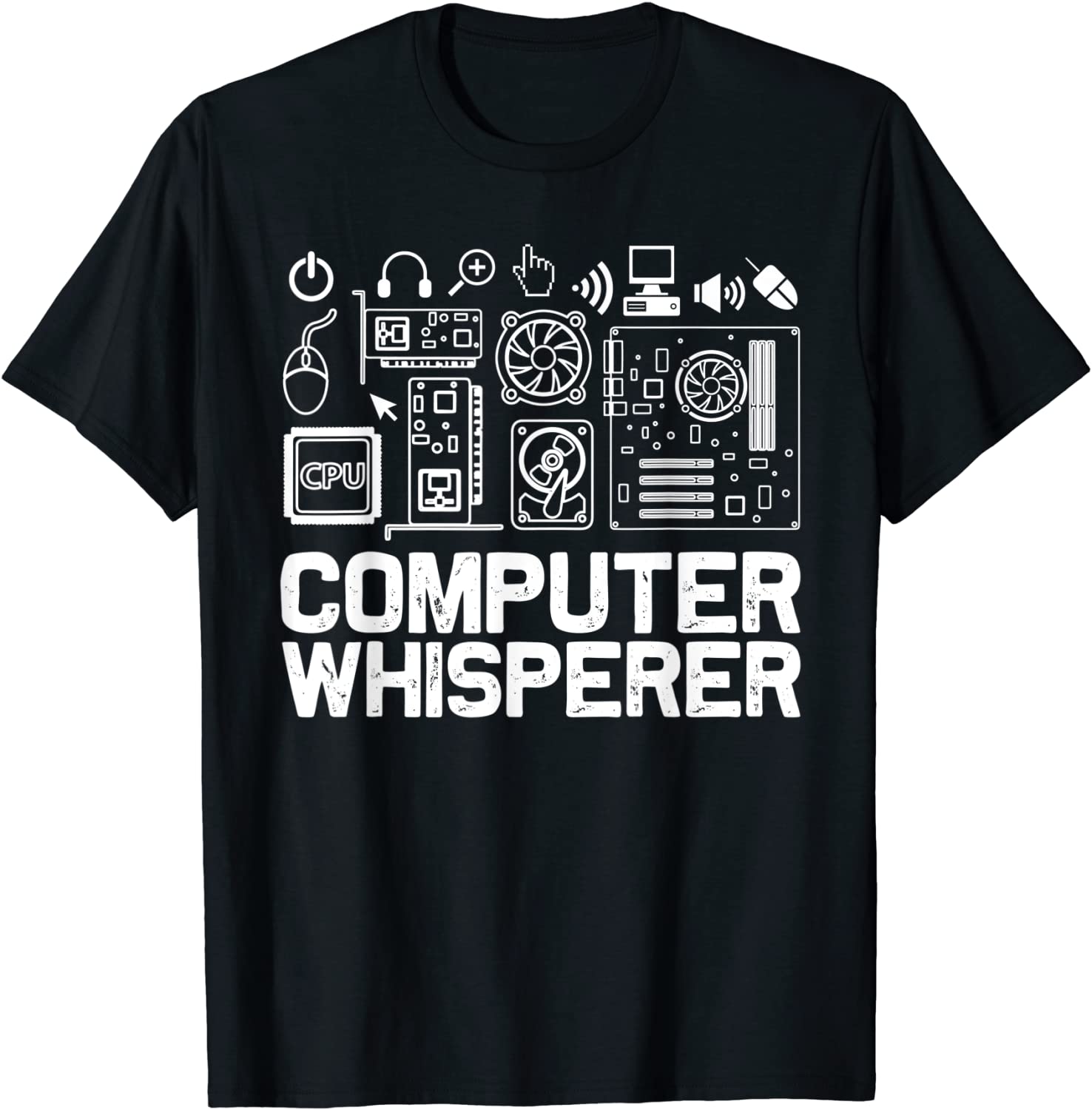 Computer Whisperer Shirt IT Tech Support Nerds Geek T-Shirt T-Shirt