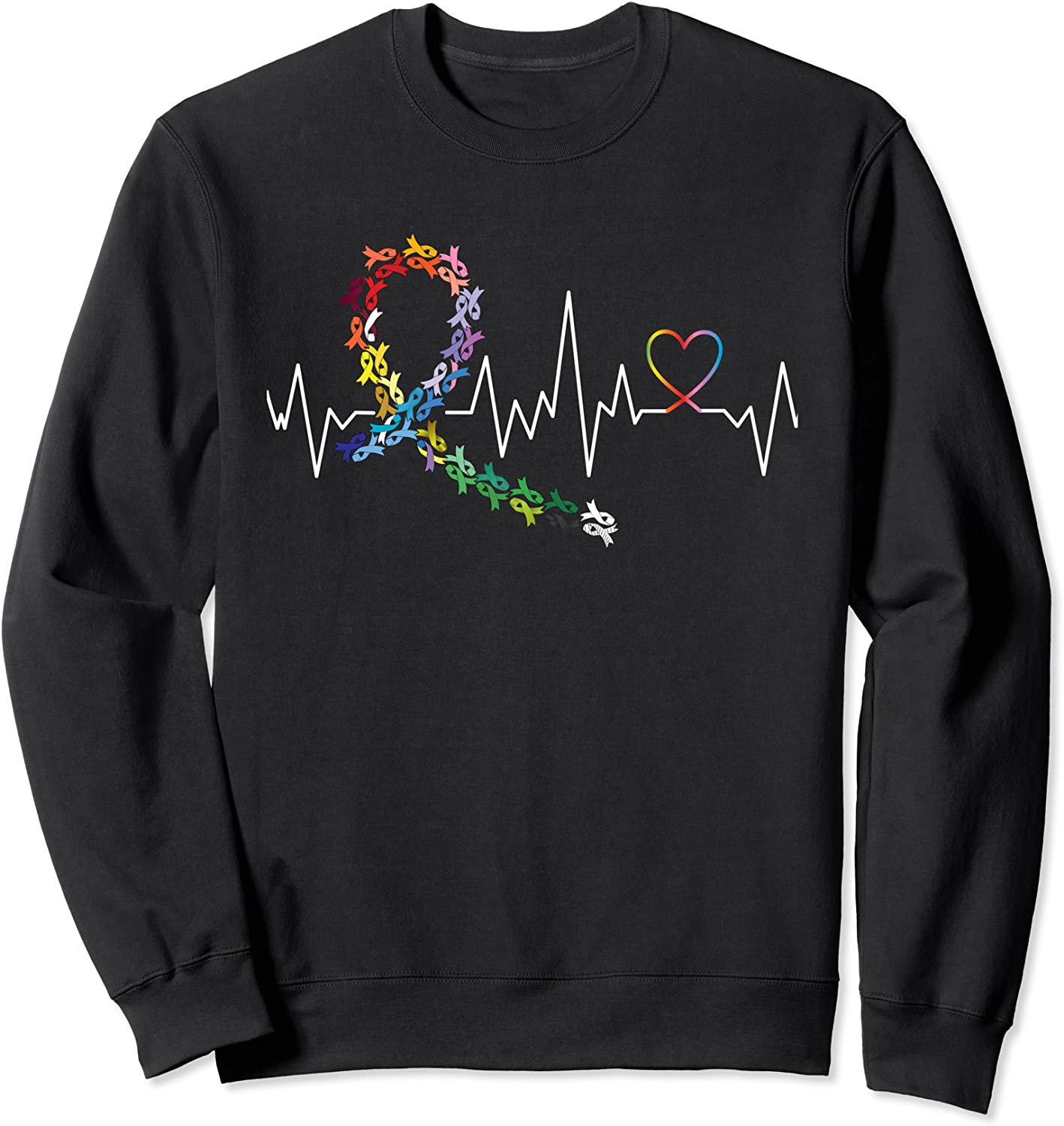 All Cancer Matters Awareness Day Heartbeat Sweatshirt