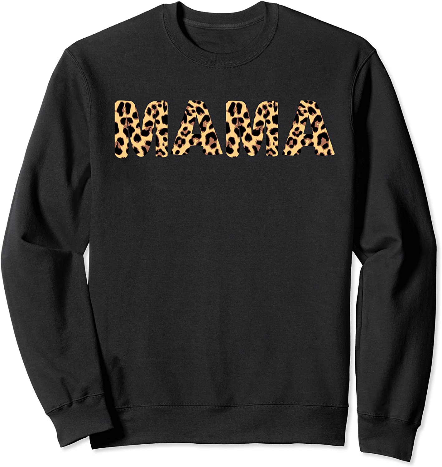 Mama Leopard Print Animal Safari Trendy Sweatshirt