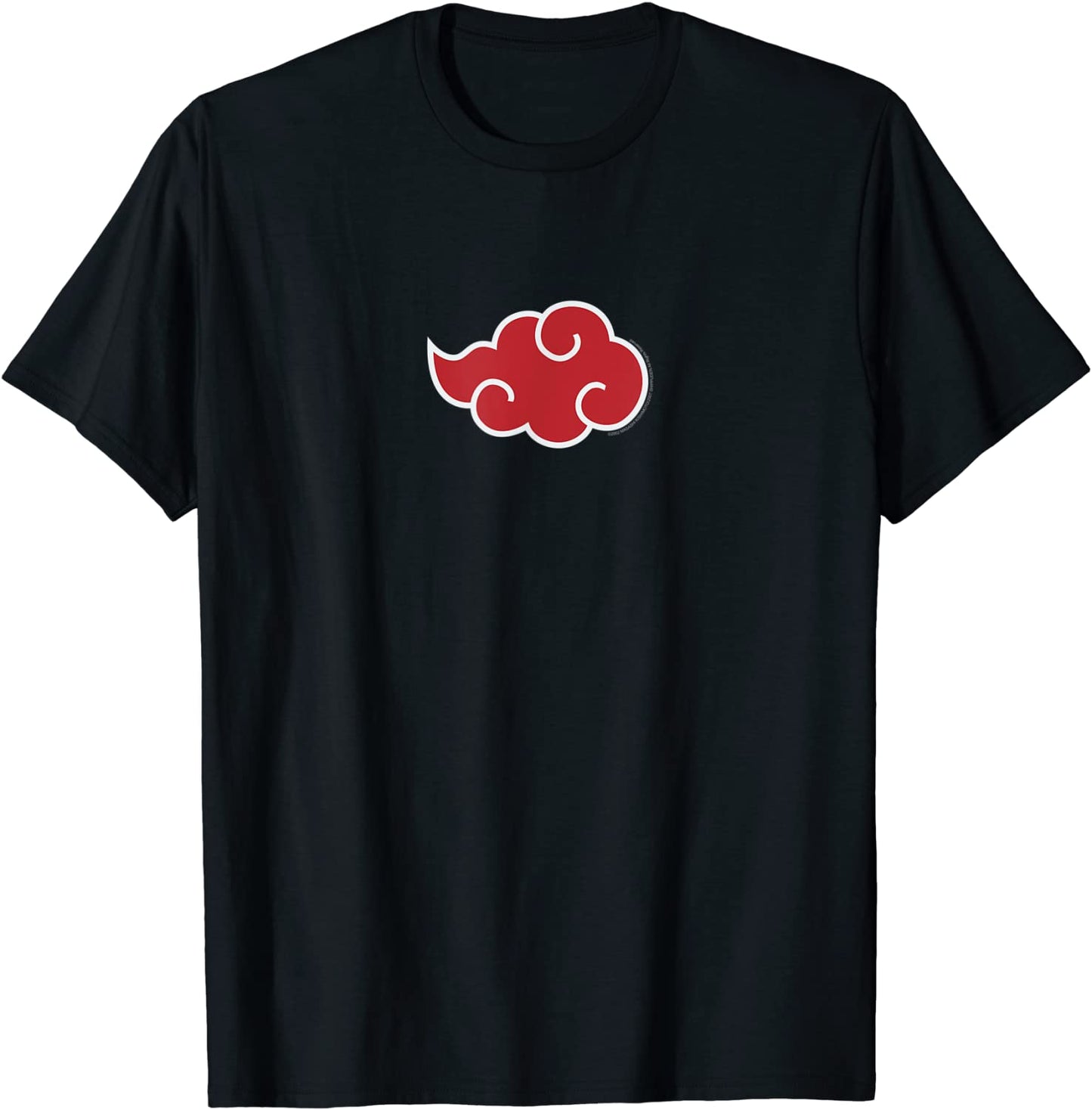 Naruto Shippuden Akatsuki Red Cloud Symbol T-Shirt