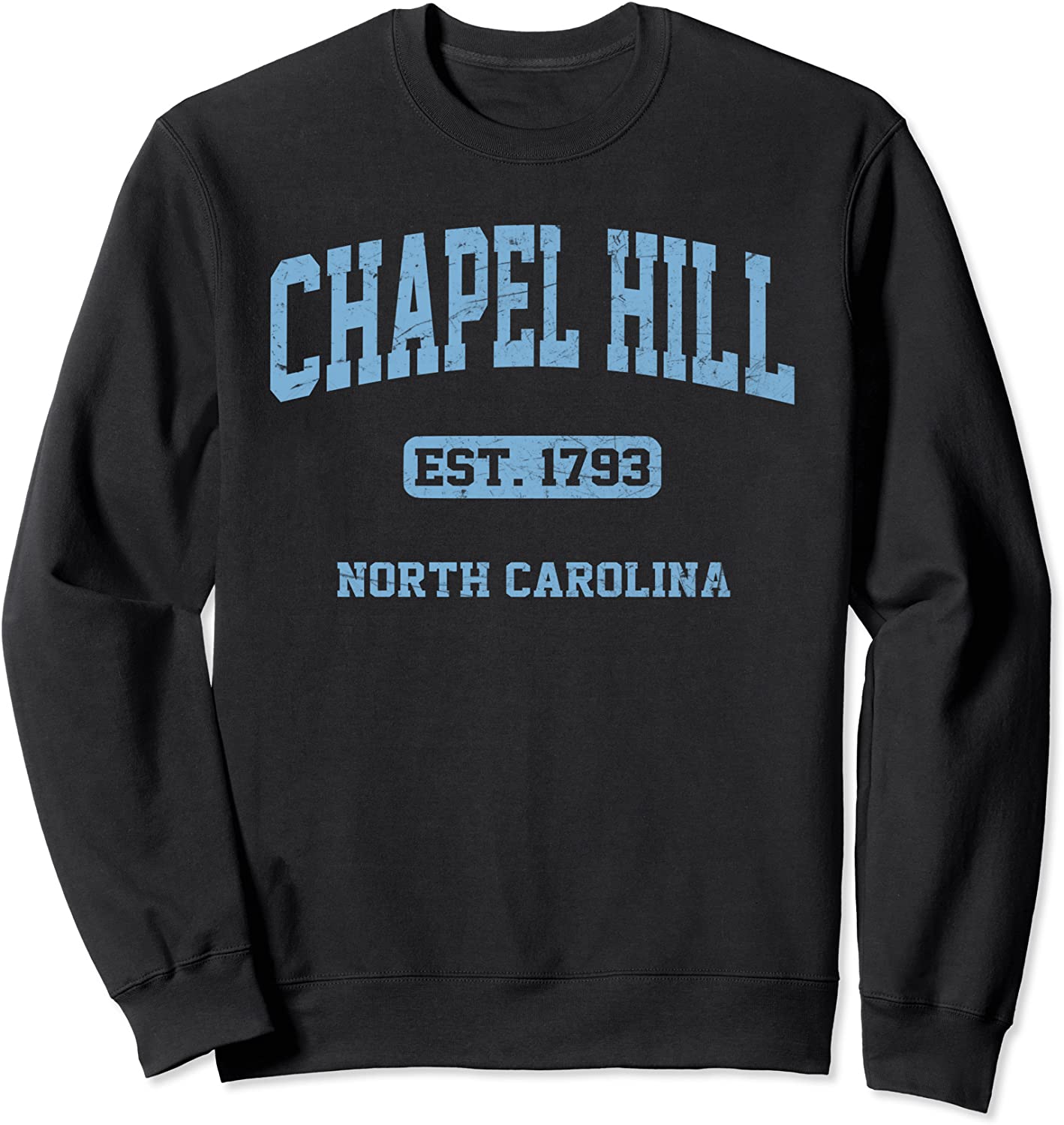 Chapel Hill North Carolina NC vintage Athletic Style gift Sweatshirt