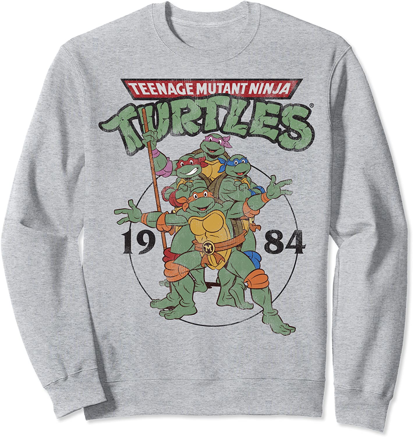 Teenage Mutant Ninja Turtles Classic Circle 1984 Sweatshirt