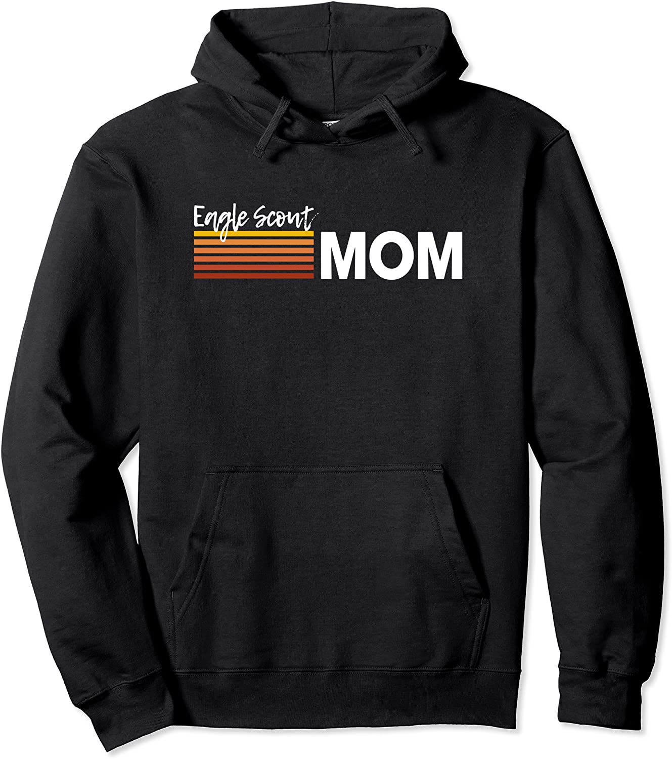 Scout Mom Scouting Mother Eagle Proud Pullover Hoodie