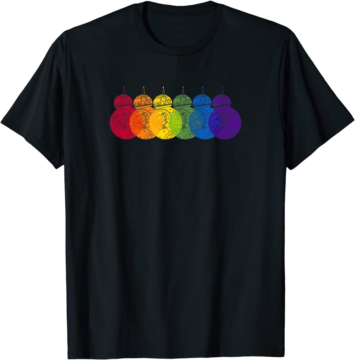 Star Wars BB8 Rainbows Pride Logo T-Shirt