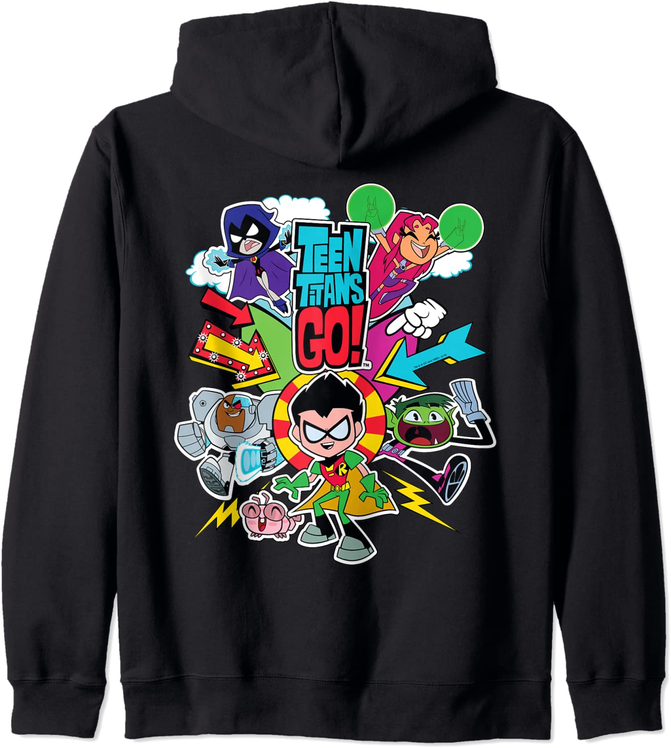 Teen Titans Go Team Graphic Hoodie