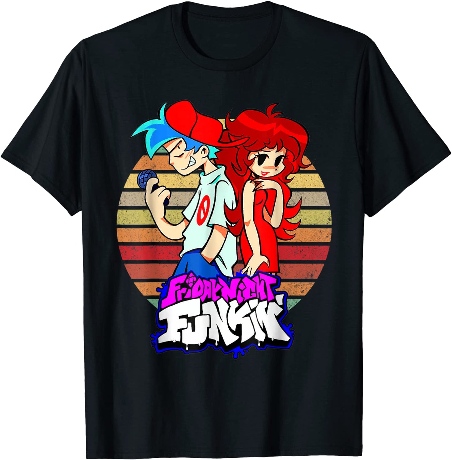 Friday Game Night Funkin BoyFriend GirlFriend For Men Kid T-Shirt
