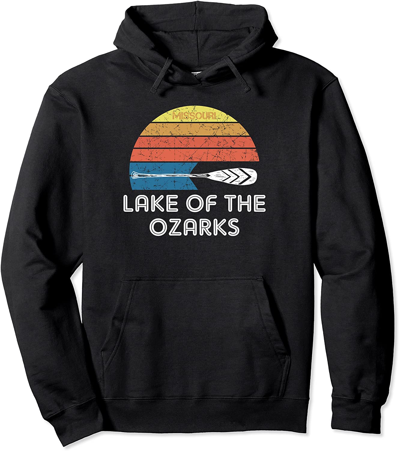 Retro Lake of the Ozarks Souvenir Hoodie for Tourist
