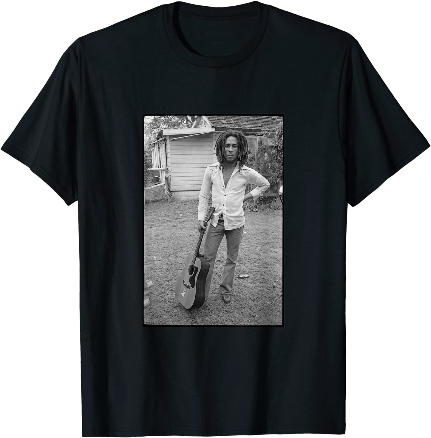 Bob Marley x David Burnett Guitar Photo T-Shirt