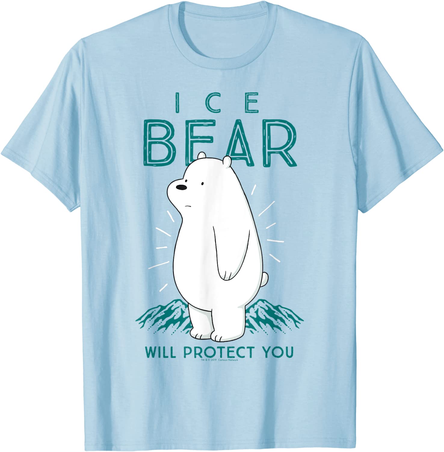 CN We Bare Bears Ice Bear Will Protect You T-Shirt