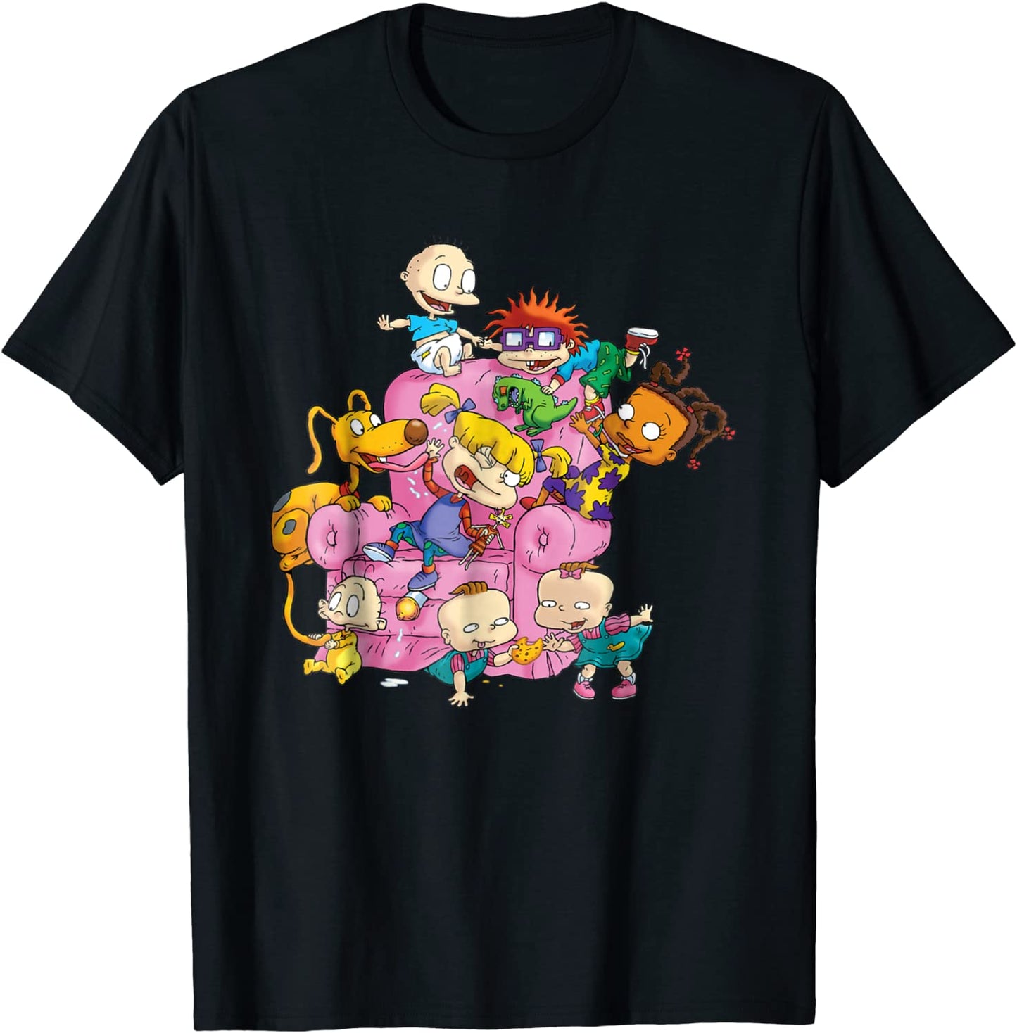 The Rugrats Group Couch T- Shirts