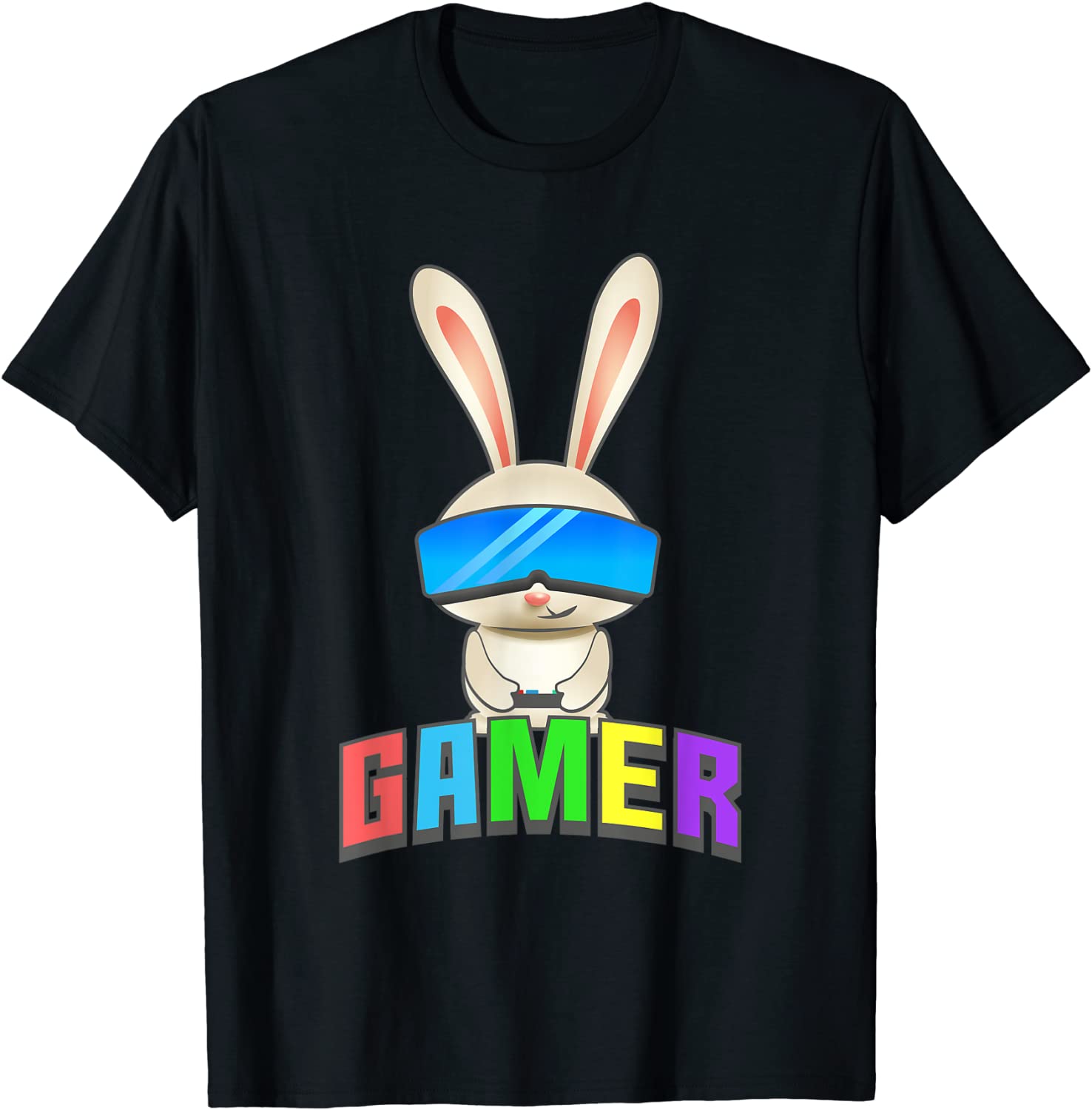 Easter Bunny Gamer - Kids Graphic Gift Gaming Boys T-Shirt