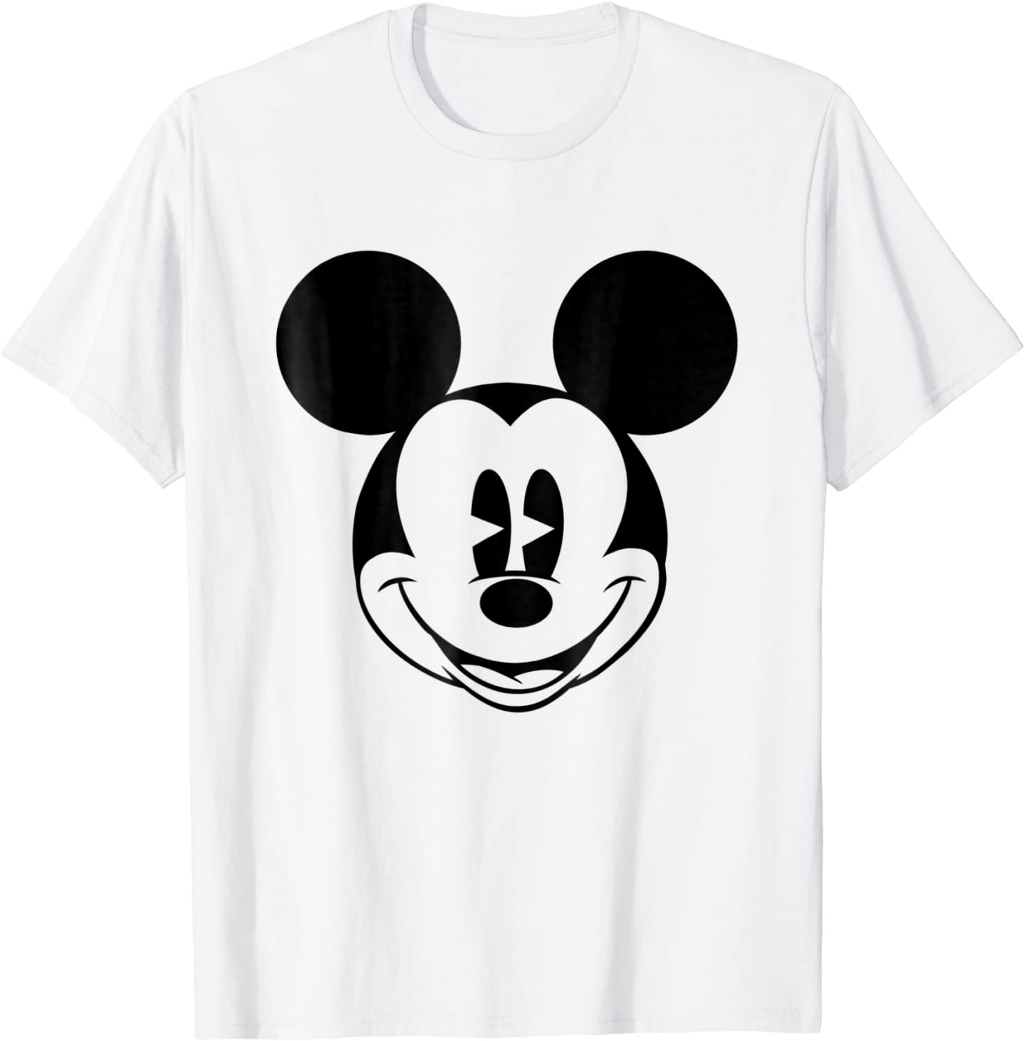 Disney Mickey Mouse Smiling face Classic Graphic T-Shirt