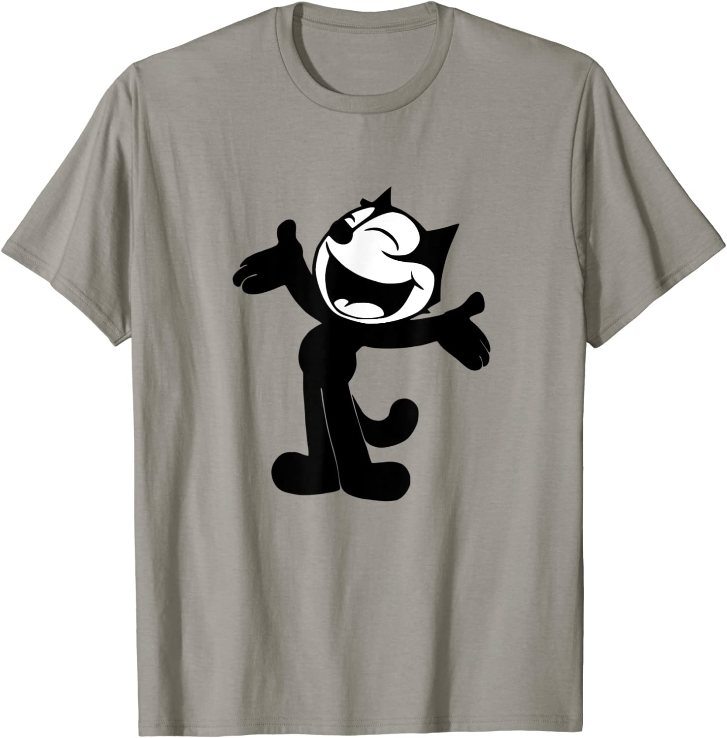 Felix Cartoon Laughing Cat Cute T-Shirt