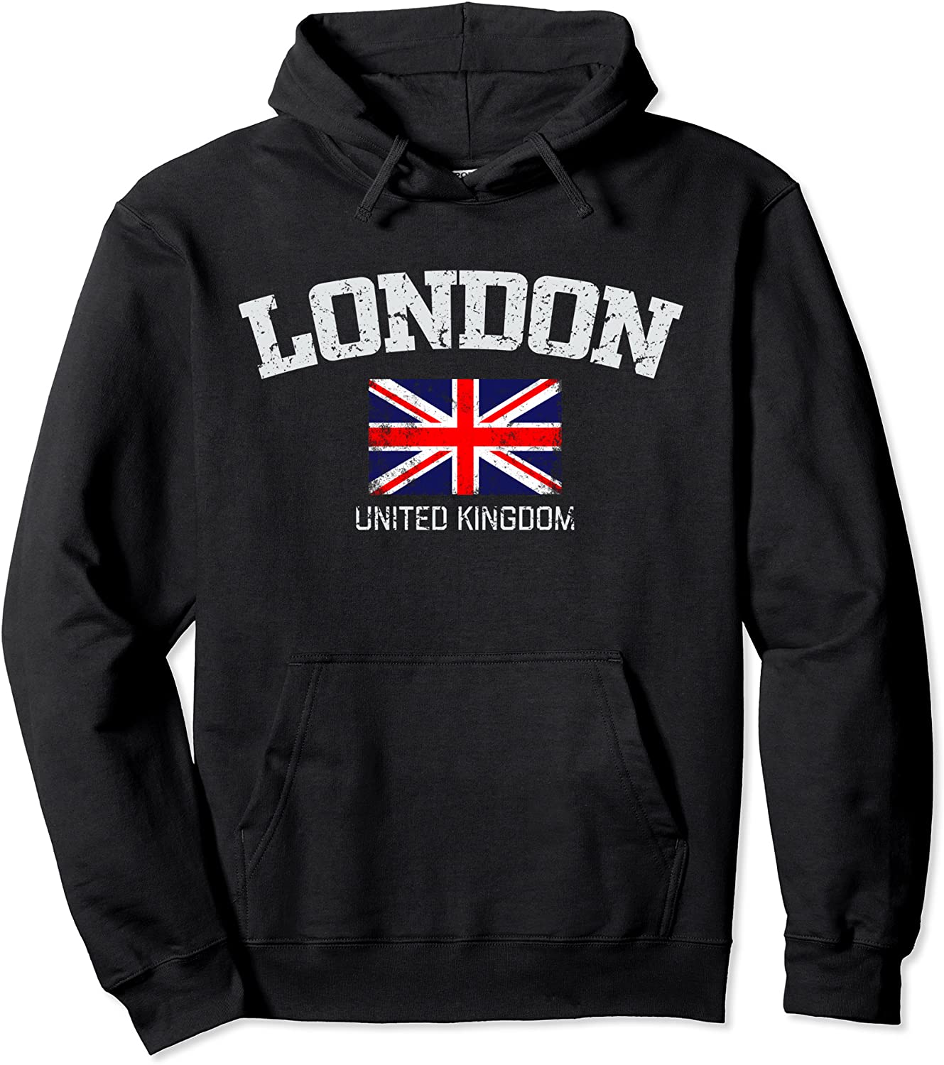 Vintage London England United Kingdom Souvenir Gift Pullover Hoodie