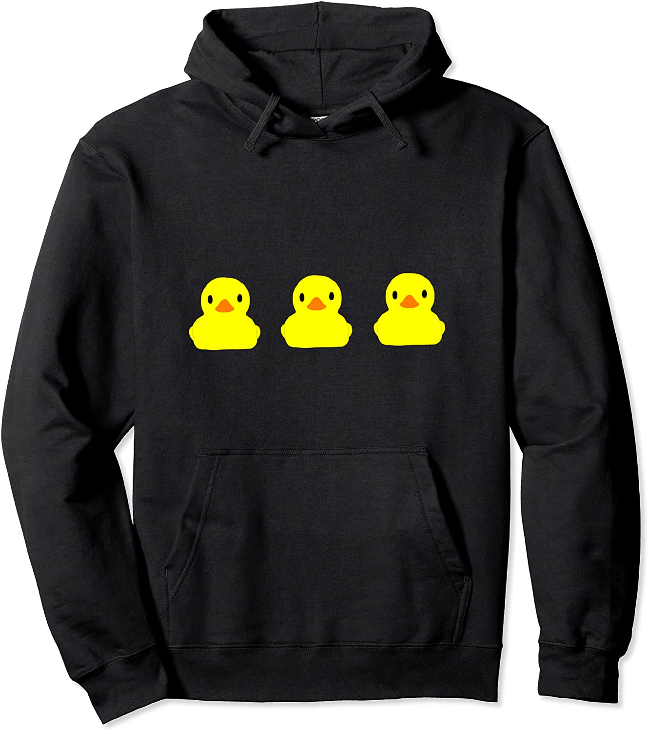 Cute Yellow Rubber Ducky Duck Simple Graphic T-Shirts Pullover Hoodie