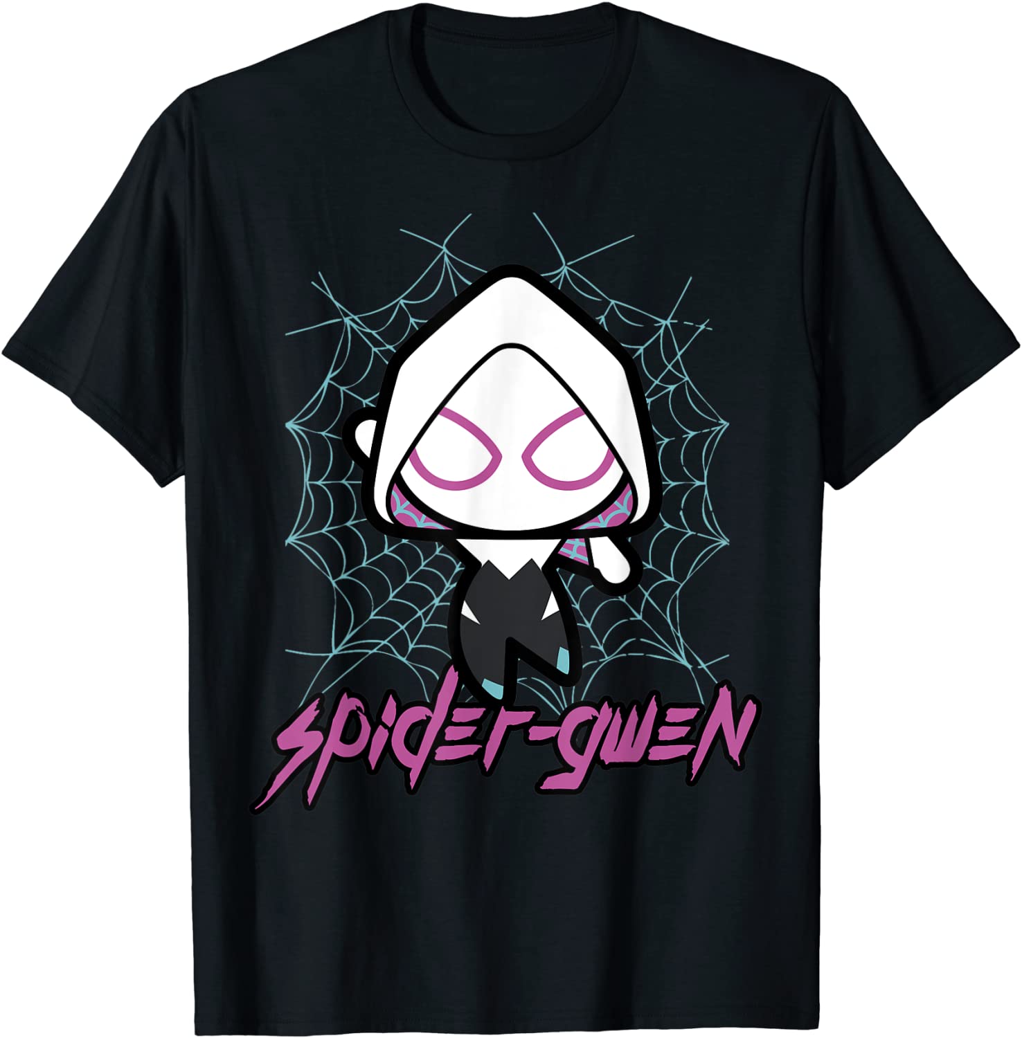 Marvel Spider-Gwen Cute Kawaii Epic Web Graphic T-Shirt T-Shirt