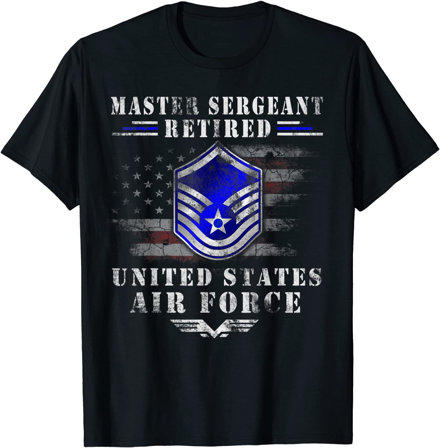Master Sergeant Retired Air Force Military Retirement TShirt T-Shirt
