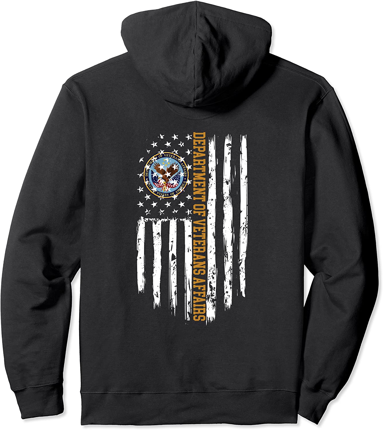 Department of Veterans Affairs American Flag Pullover Hoodie