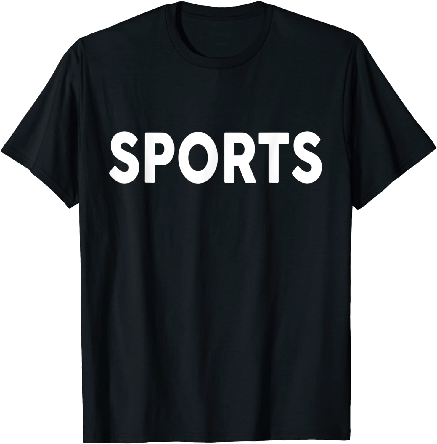 Shirt that says Sports - The word sports T-Shirt T-Shirt