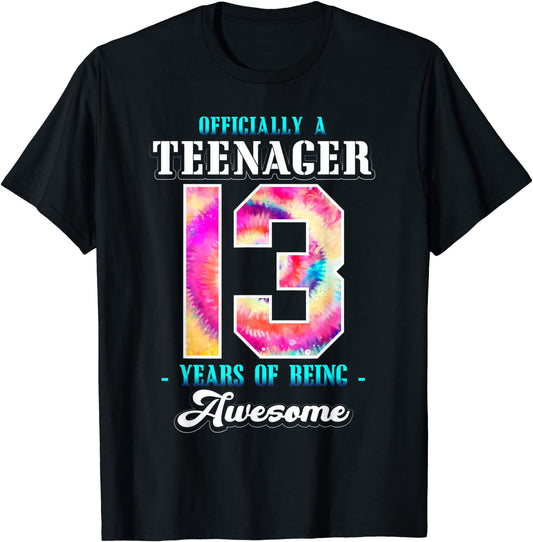 13 birthday officially a teenager boy or girl 13th years old T-Shirt