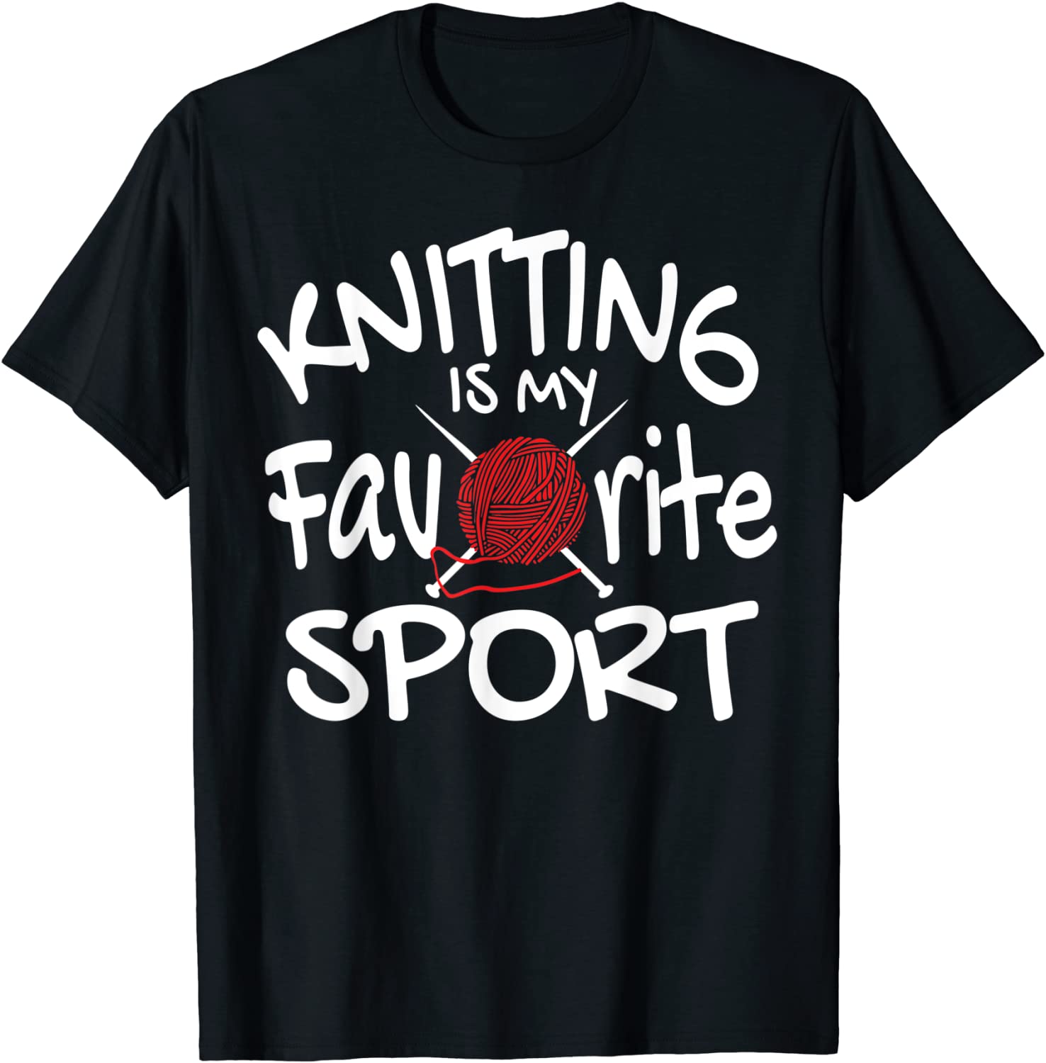 Knitting Sport Queen - Knitters Yarn T-Shirt