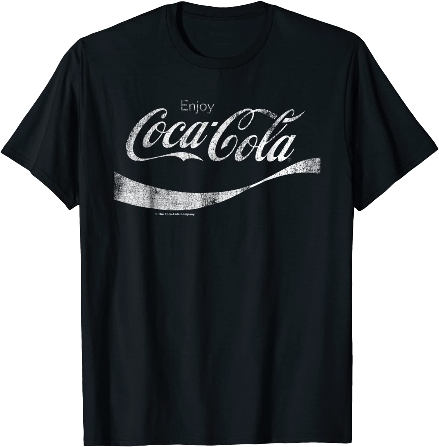 Coca-Cola Vintage White Enjoy Logo Graphic T-Shirt