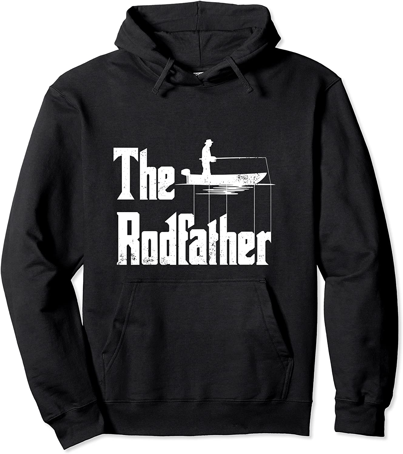 The Rodfather Funny Fishing Hoodie Gift for Fisherman
