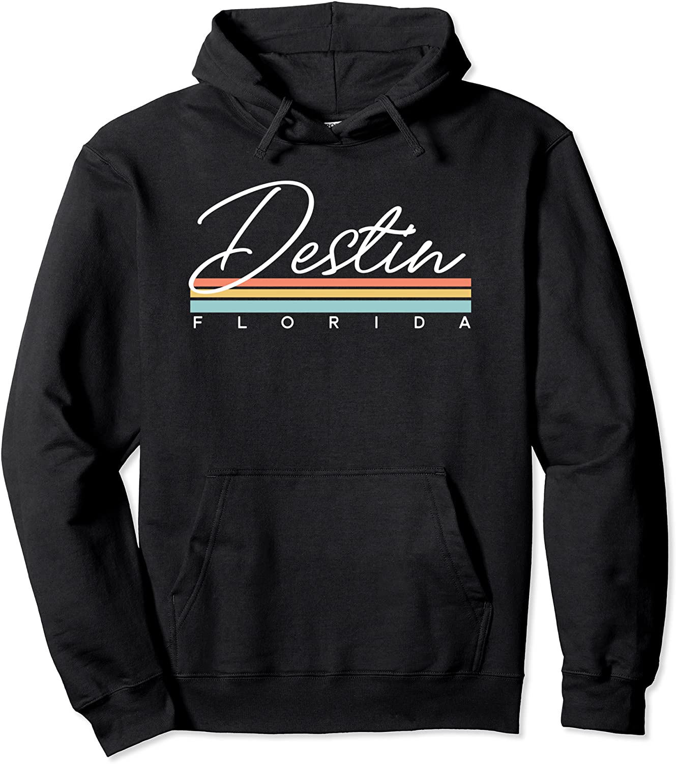 Retro Destin Florida Pullover Hoodie