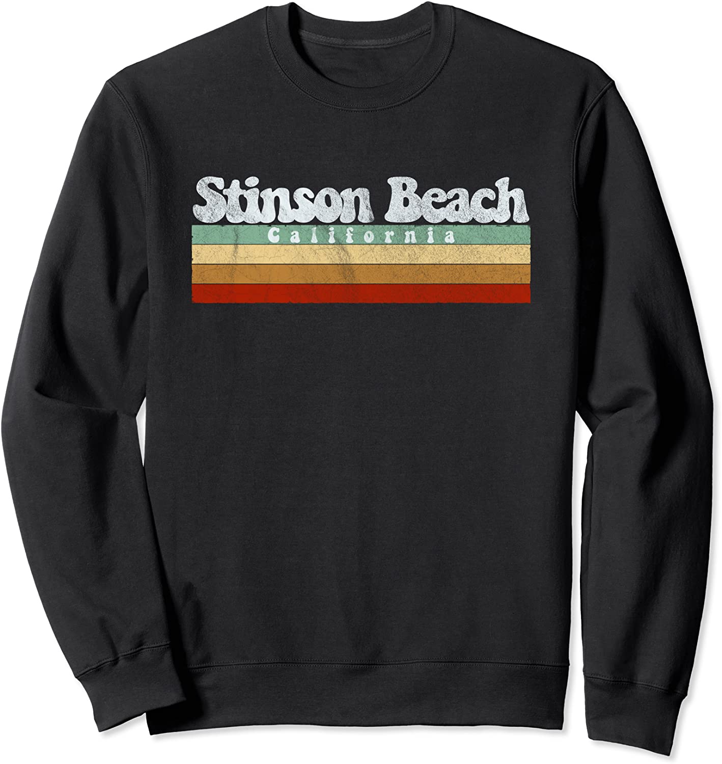 Vintage Retro 70s 80s Stinson Beach CA Sweatshirt