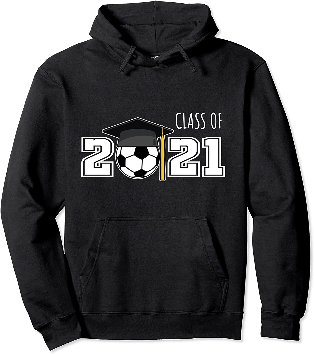 Class of 2021 Soccer Senior Gifts Grad Senior 2021 Soccer Pullover Hoodie