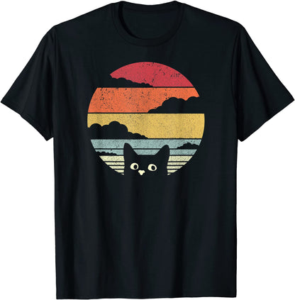 Cat Shirt Retro Style T-Shirt