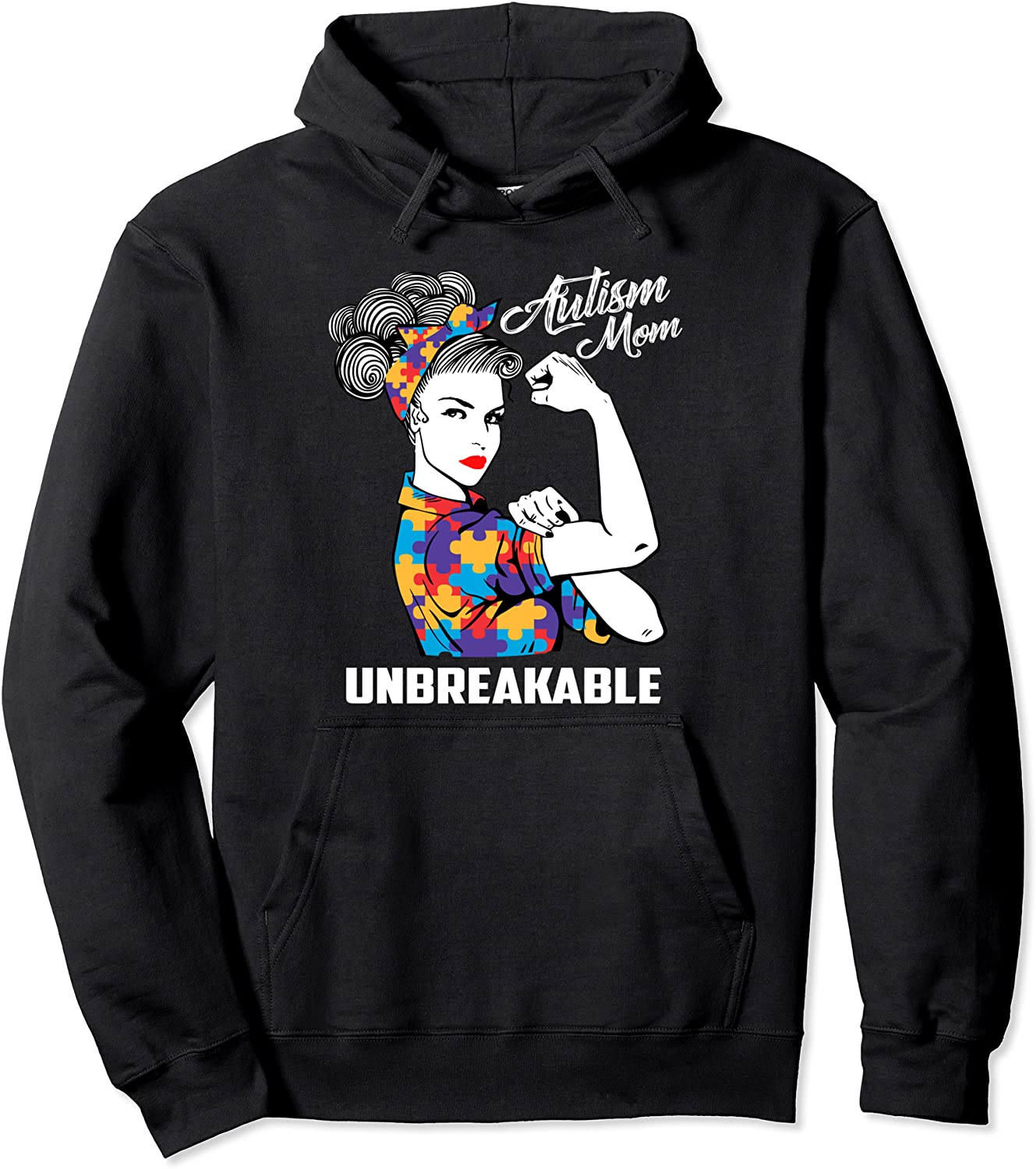 Autism Mom Unbreakable Hoodie Mama Autism Awareness Gift
