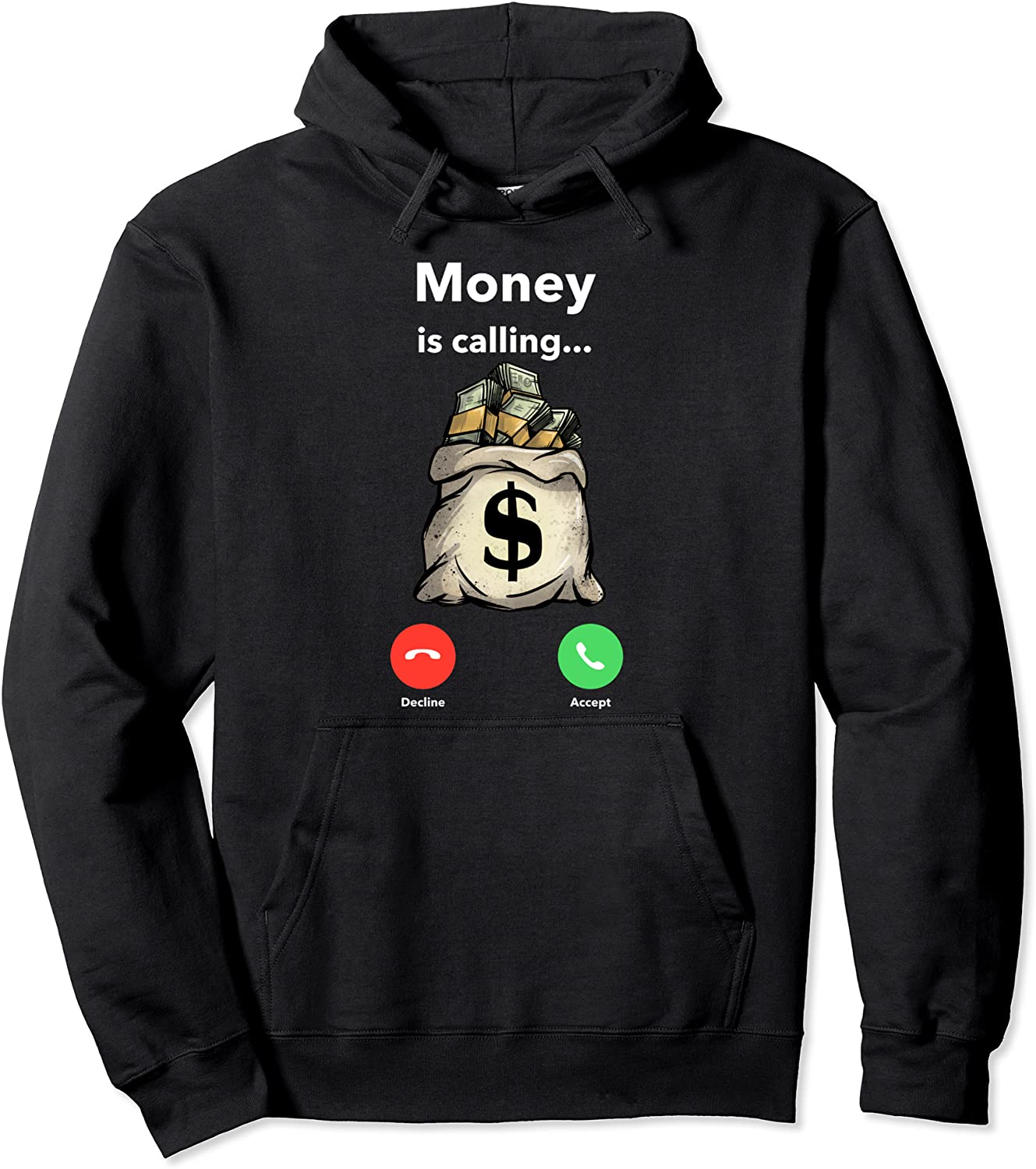 Money Calling Gang Ster Entrepreneur Christmas Hip Hop Gift Pullover Hoodie