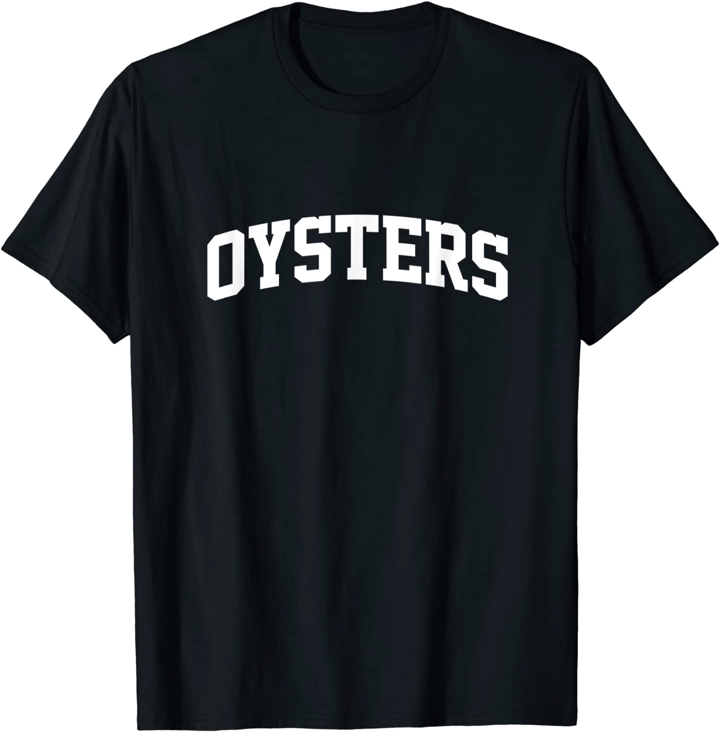Oysters Vintage Sports Arch Retro T-Shirt