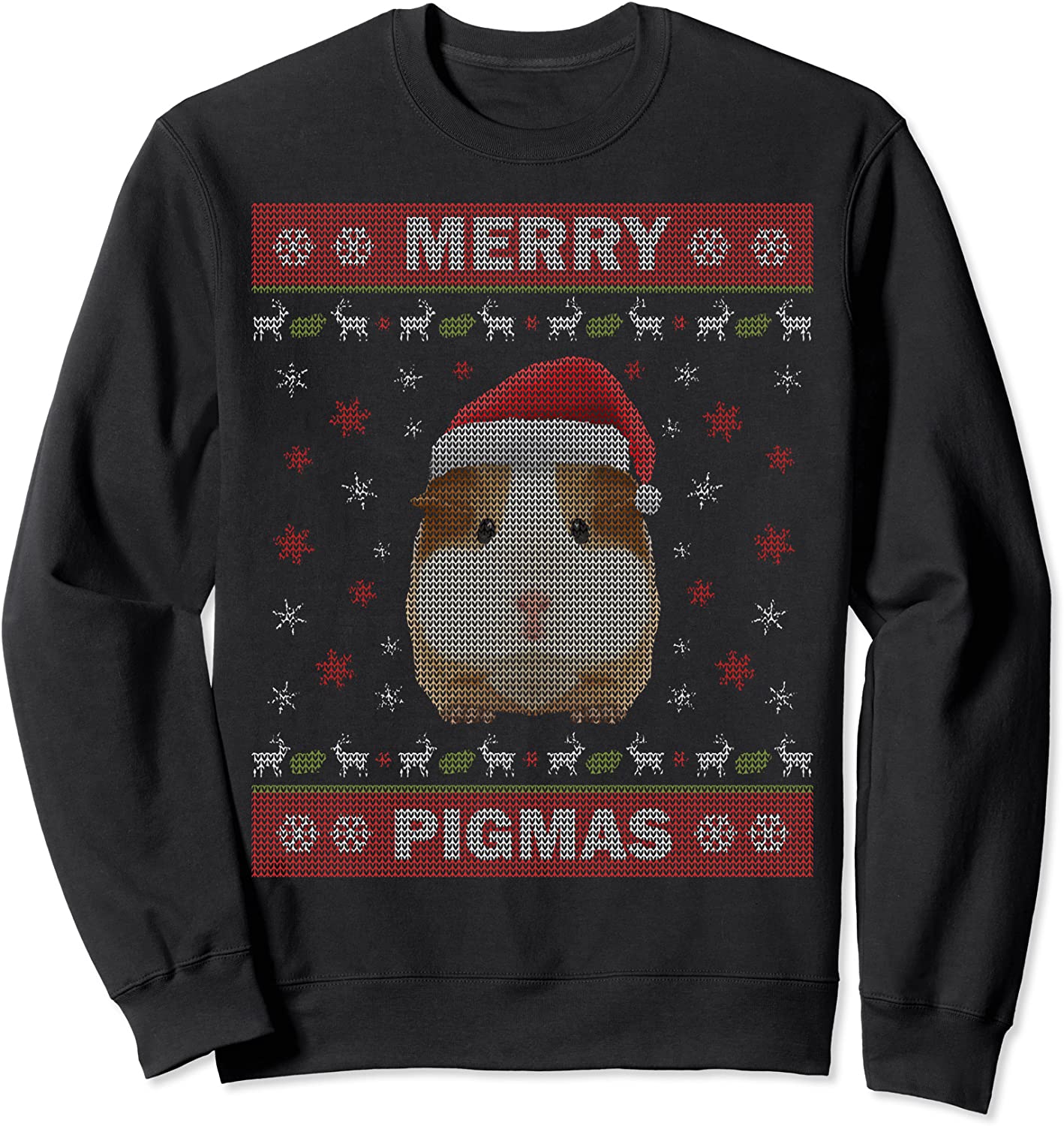 Guinea Pig Christmas Ugly Sweater Clothes Gift Merry Pigmas Sweatshirt
