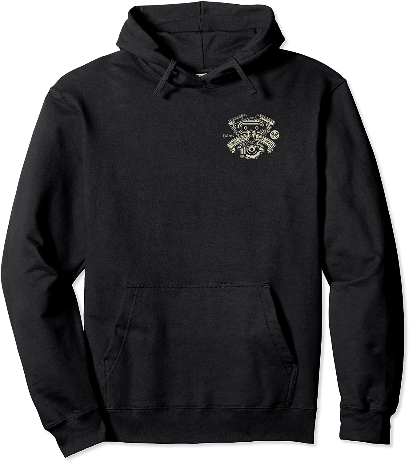 Motorcycle Hoodie Death Machine Co Live Fast Vintage