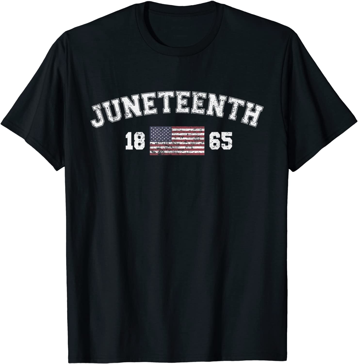 Juneteenth and American Flag 1865 T-Shirt