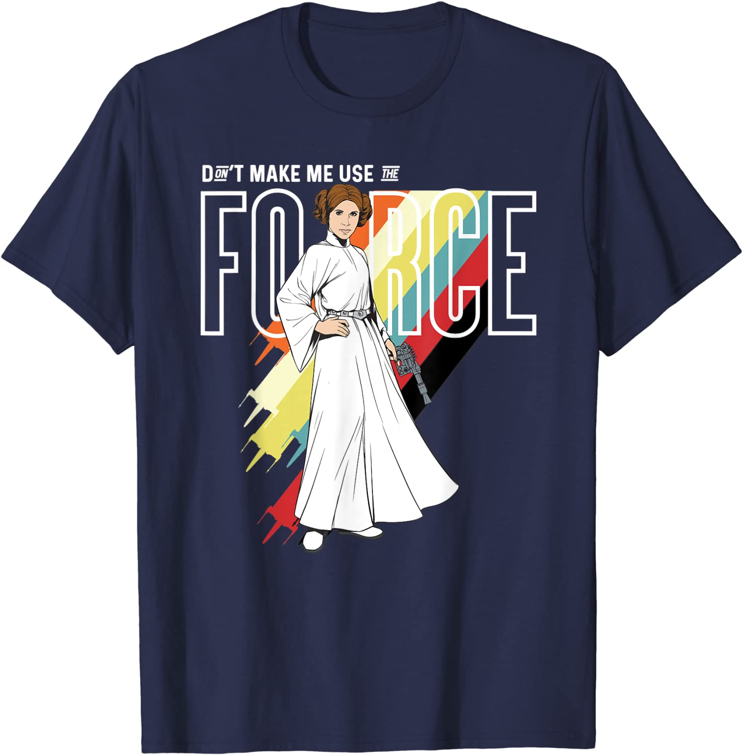 Star Wars Princess Leia Dont Make Me Use The Force T-Shirt