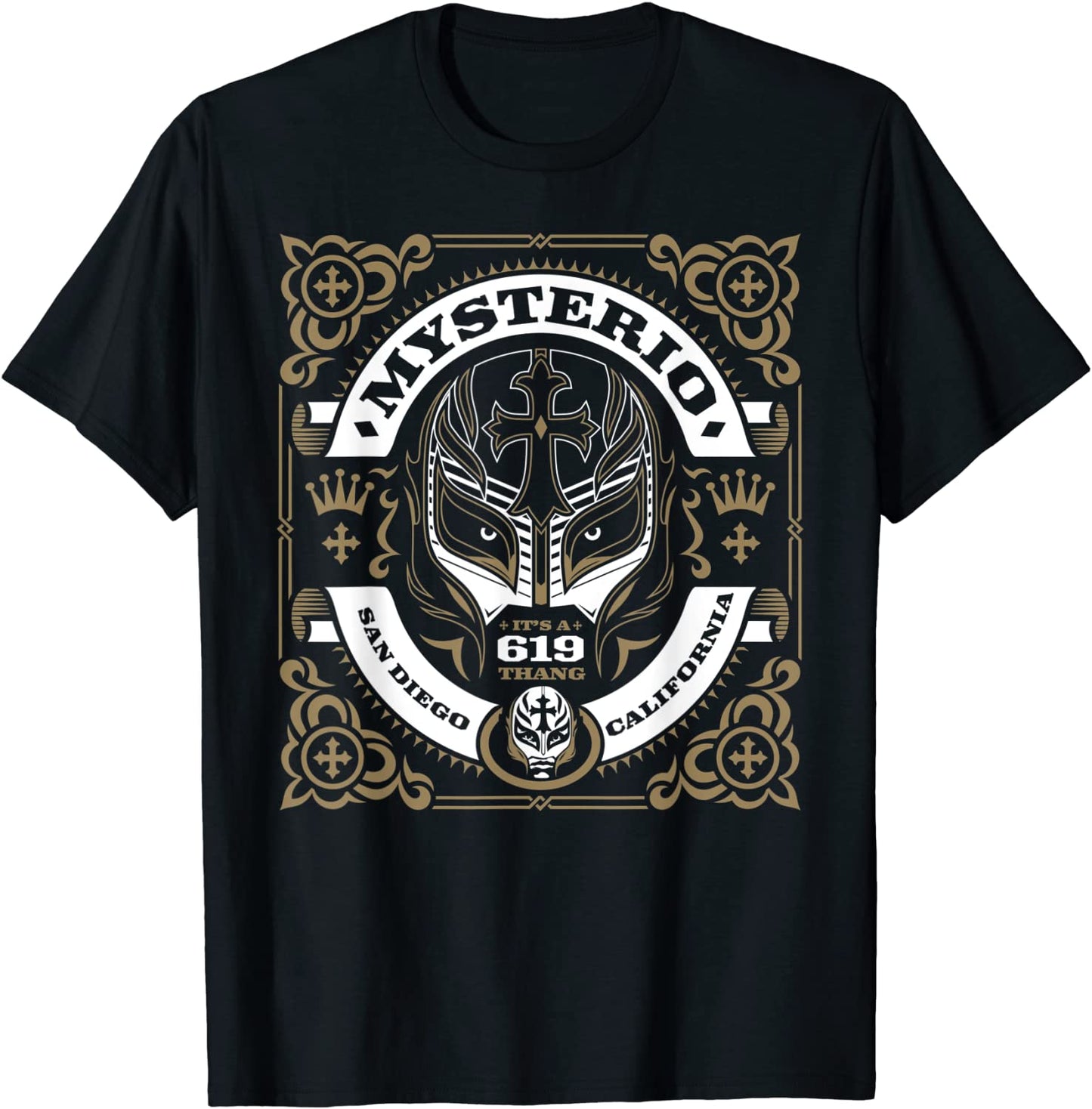 WWE Rey Mysterio Mysterio Label Graphic T-Shirt