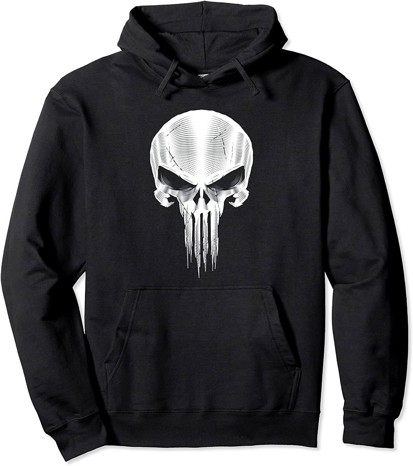 Marvel The Punisher Metallic Skull Hoodie