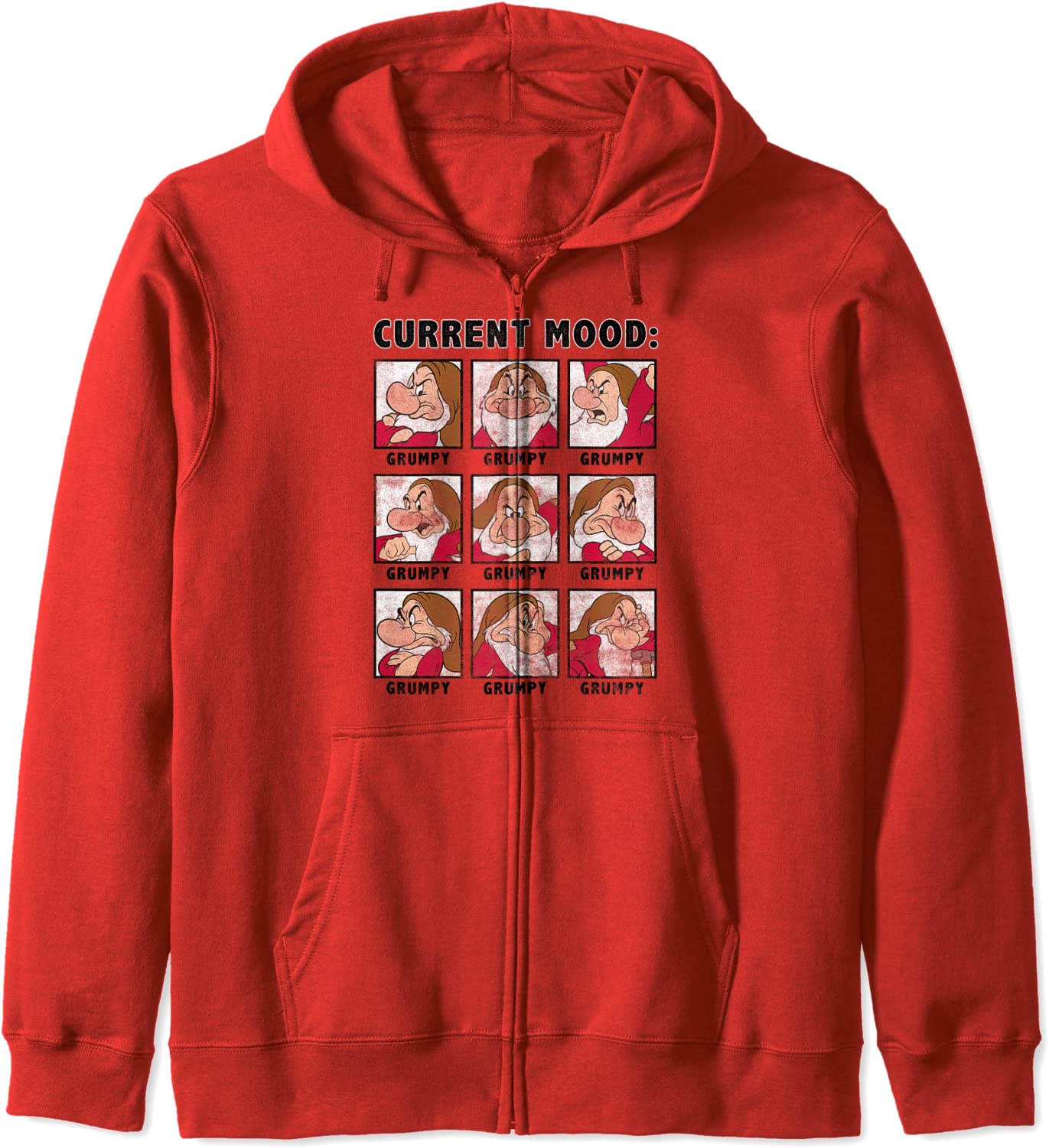 Disney Snow White Current Moods Of Grumpy Panel Hoodie
