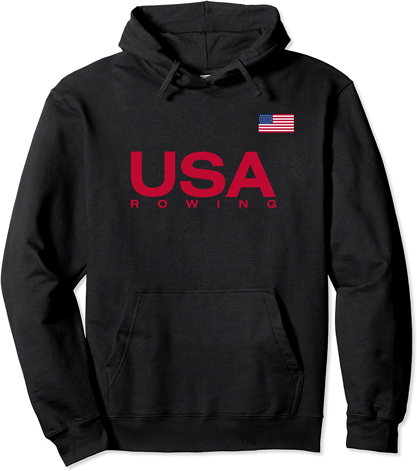 USA Rowing Flag Pullover Hoodie