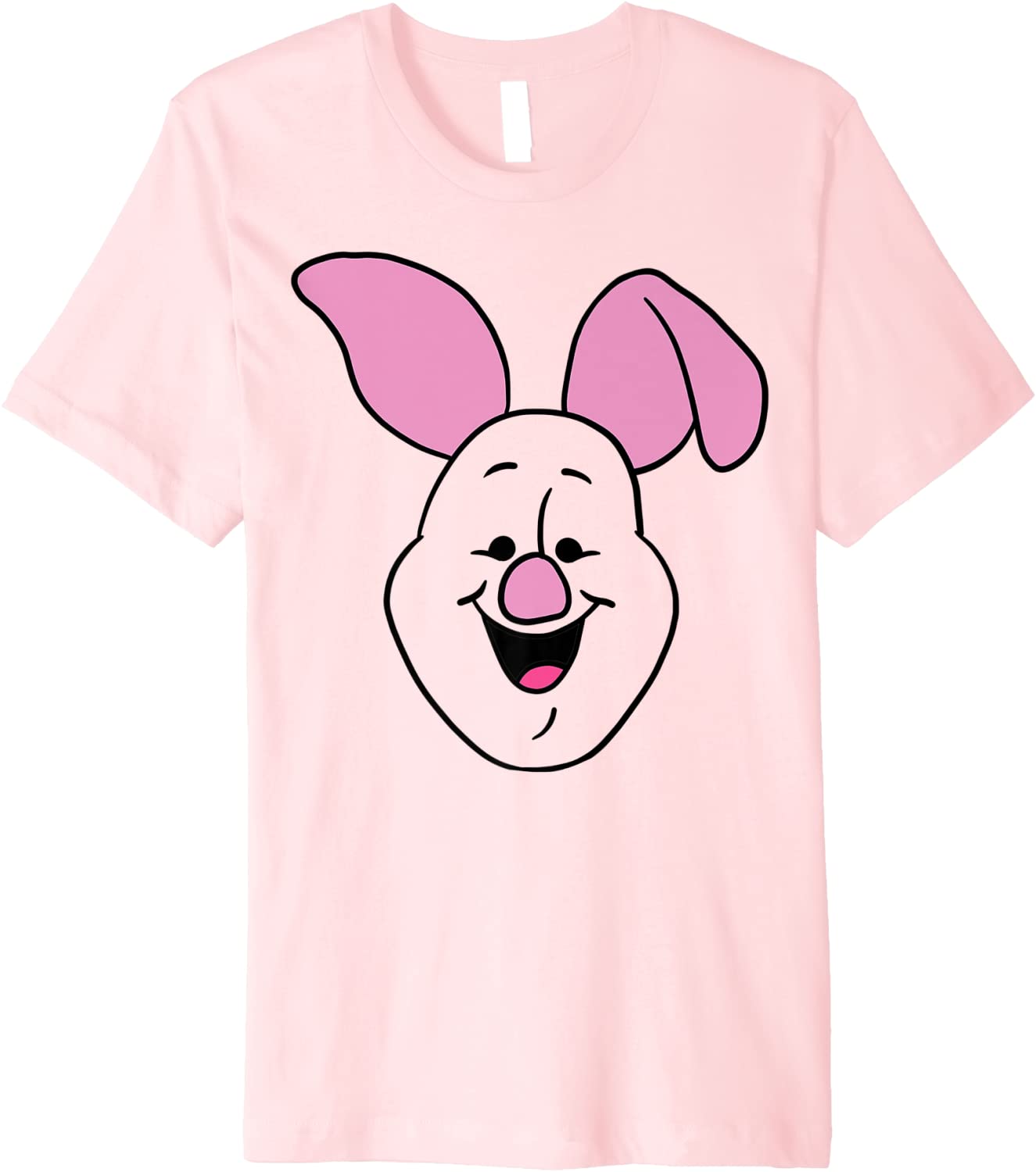 Disney Winnie The Pooh Piglet Large Face Premium T-Shirt