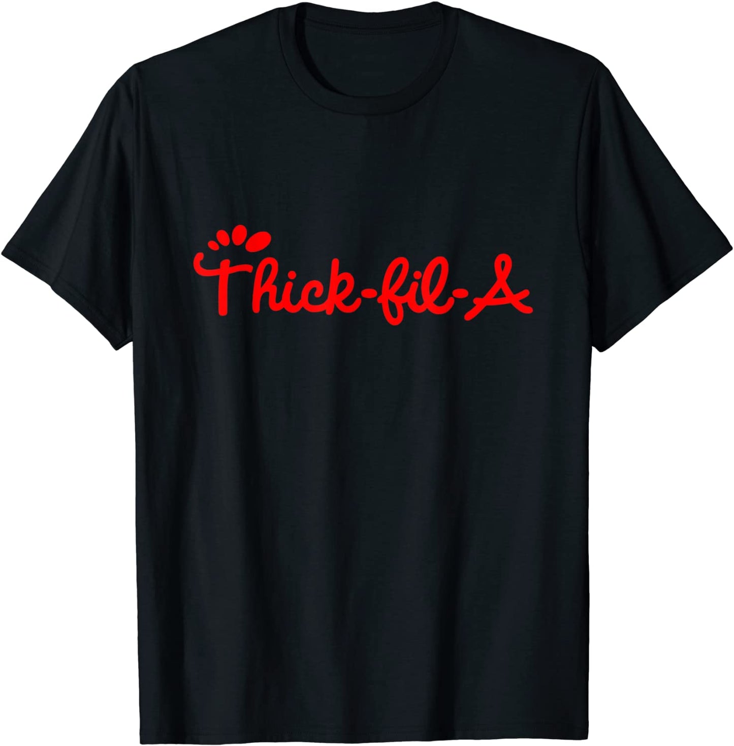 Funny Thicc Thick-fil-A Curvy Girl Thick Women Thicc-Fil-A T-Shirt